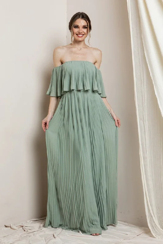 Lowest Price Garden Off-the-shoulder Maxi