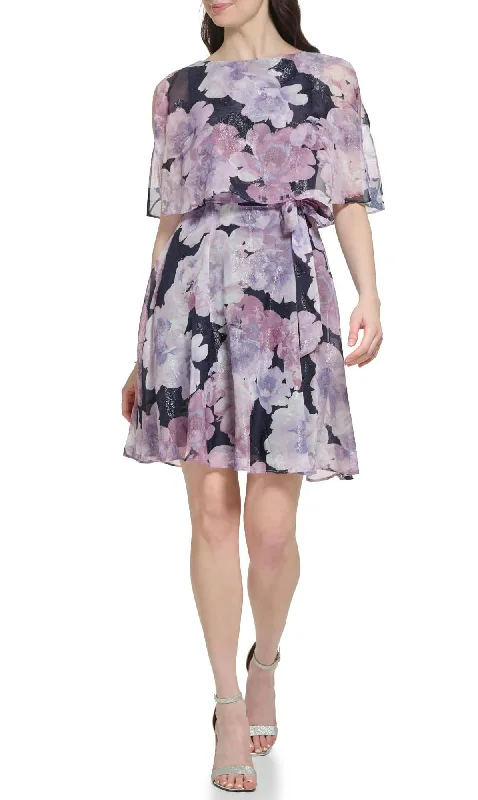 Daily Deals 8 - jessica howard purple floral chiffon dress
