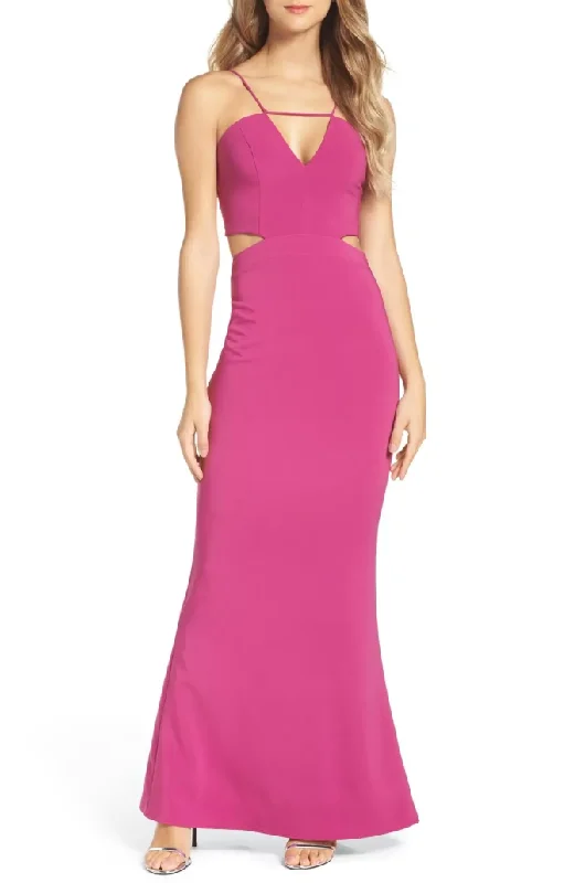 Stock Clearance 8 - maria bianca nero hot pink cutout gown