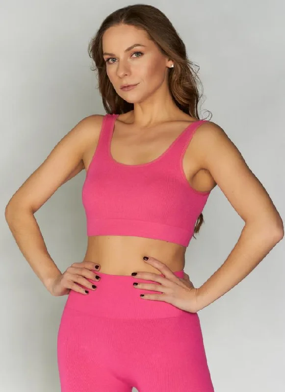 Fantastic Offers Bamboo Bralette | FUSHIA