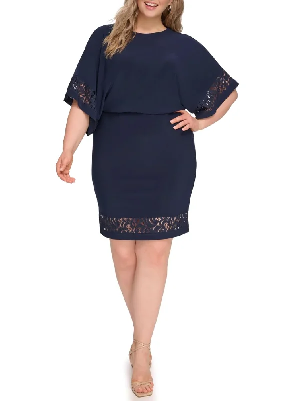 Deal Explosion 16W - jessica howard navy blouson dress