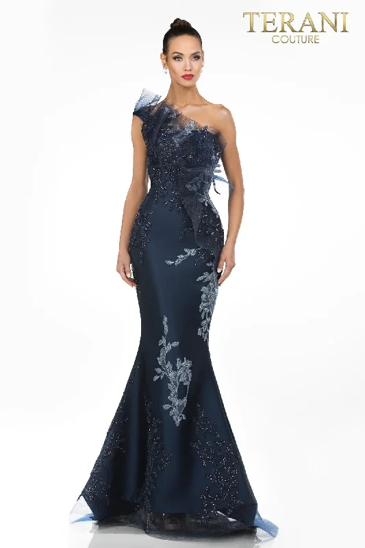 Daily Deals Embellished One Sleeve Evening Gown -1911E9095 Dress