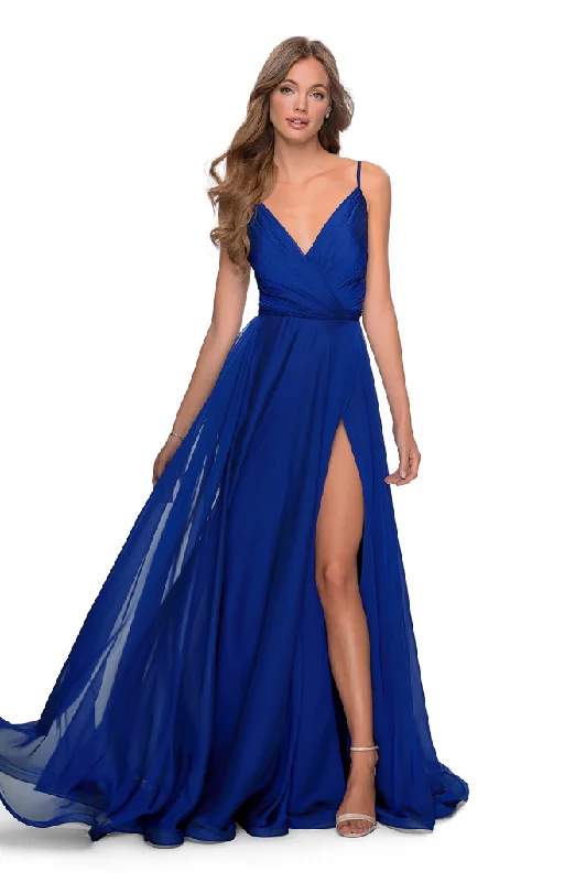 Must-Have Deals 12 - la femme royal blue wrapped bodice gown