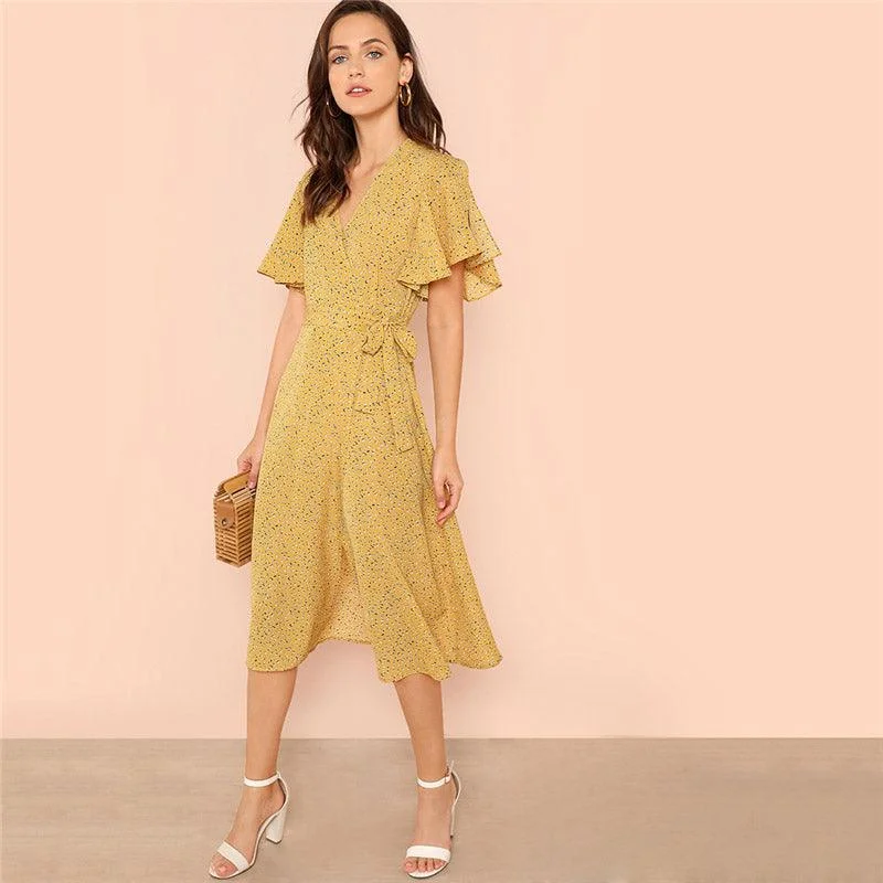 One-DAY Sale THE SASSY WRAP DRESS