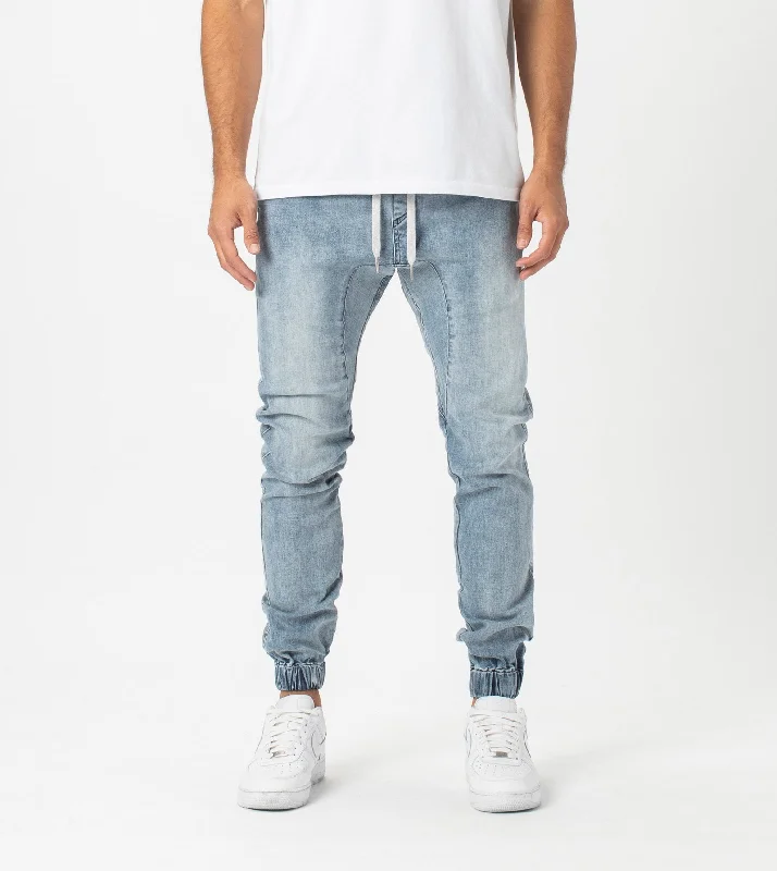 Exclusive Preview SURESHOT DENIM JOGGER | MID BLUE