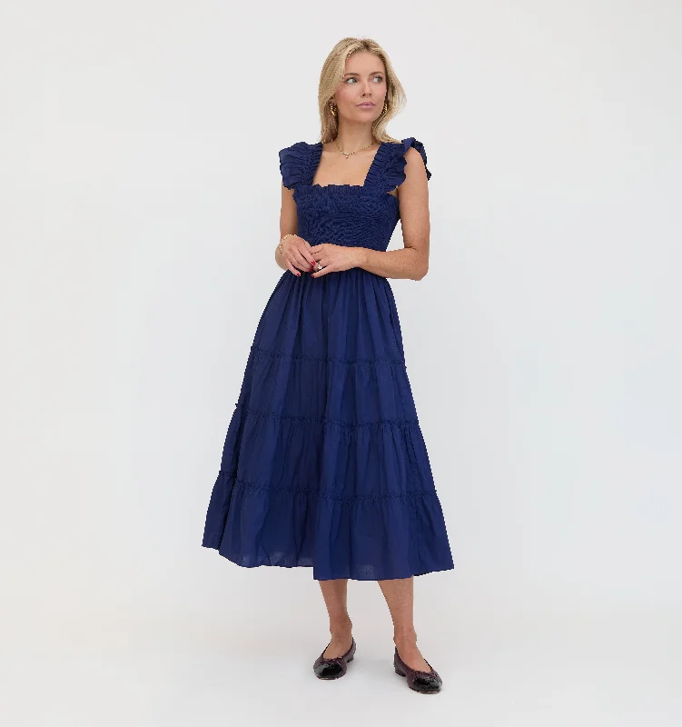 Stock Up and Save The Ellie Nap Dress - Navy Poplin