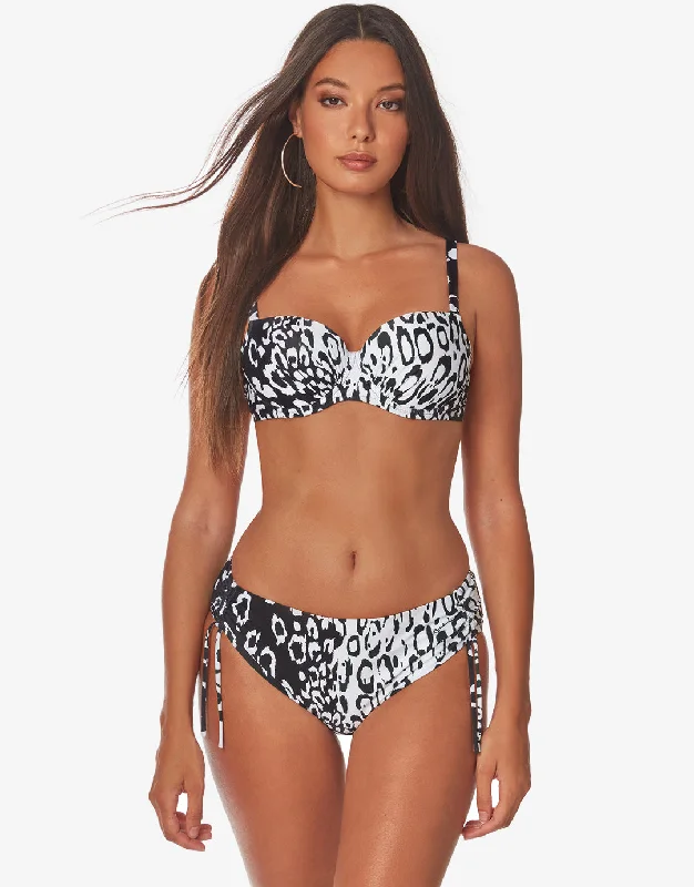 Kalina Underwired Bikini Set - Black and White