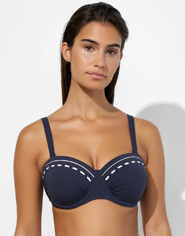 Marine Mindset Underwired Bikini Top - Skipper Blue