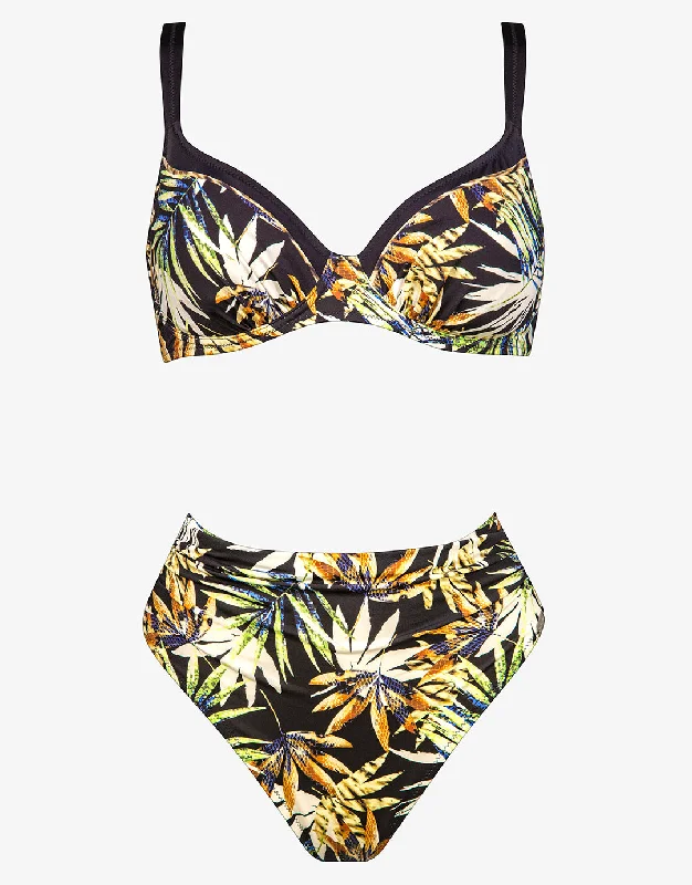 Midnight Sounds Underwired Bikini Set - Ethno Jungle