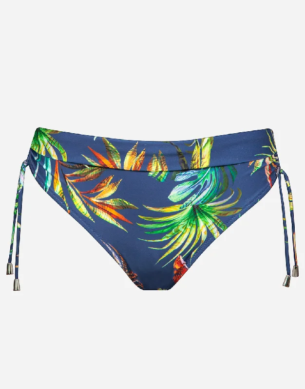 Plunge Adjustable Bikini Pant - Indigo Rainbow