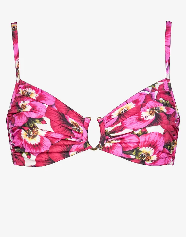 Revelation Underwired Bikini Top - Pansy Pink