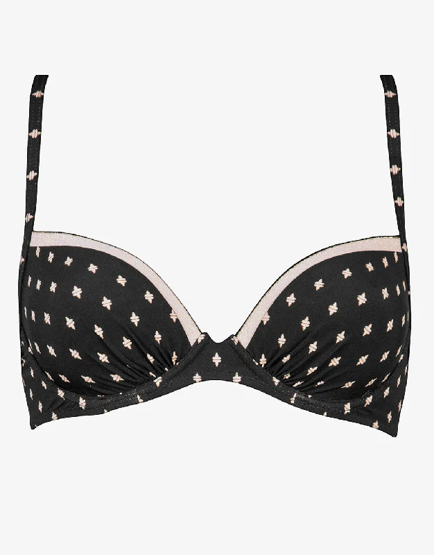 Soul Spots Underwired Bikini Top - Black