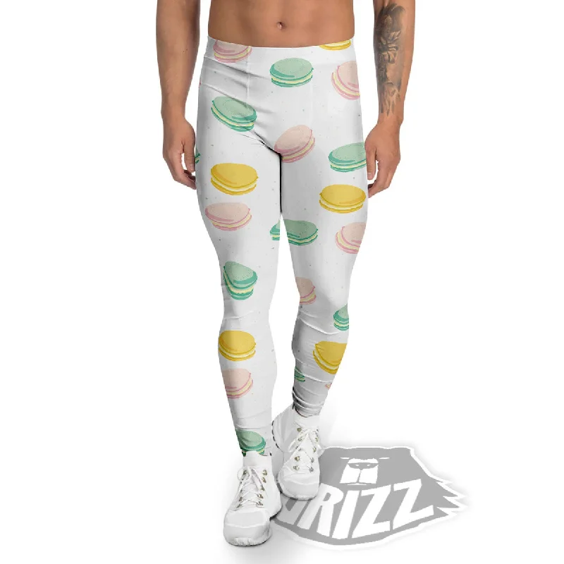 Macaron Pastel Print Pattern Men's Leggings