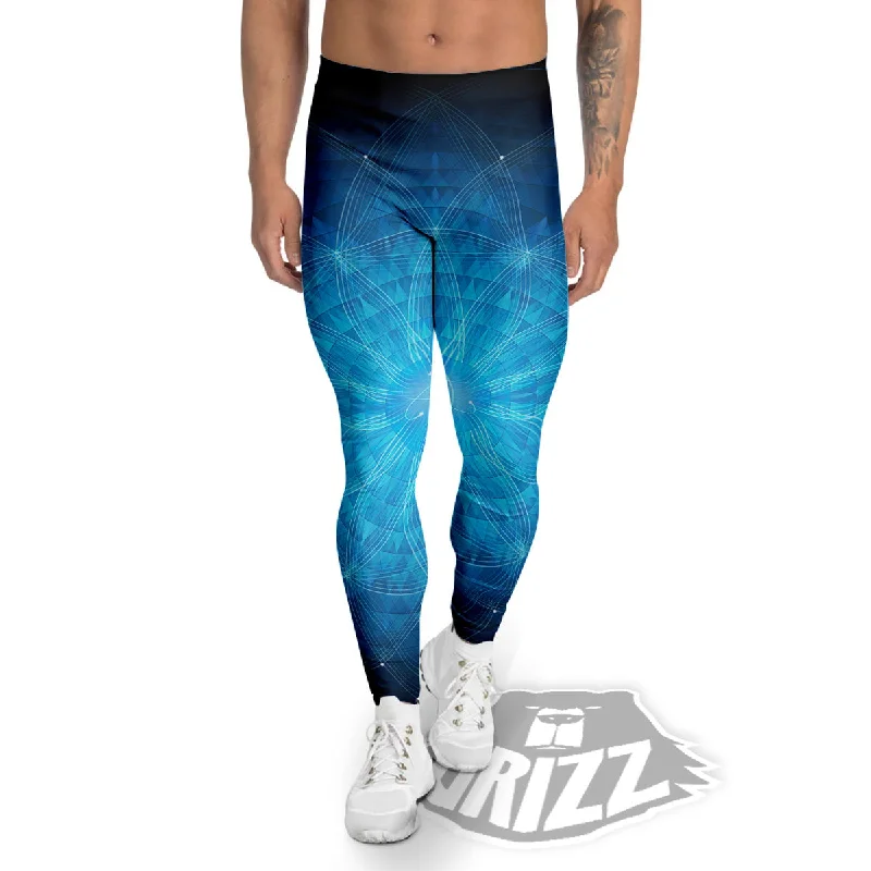 Mandala Light Print Men's Leggings