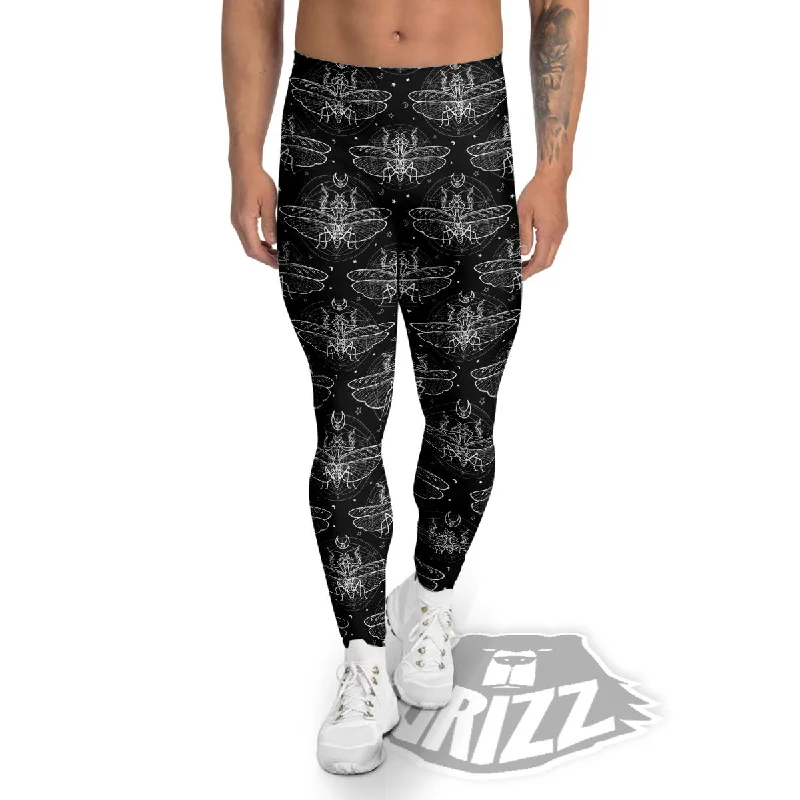 Mantis Animal Print Pattern Men's Leggings