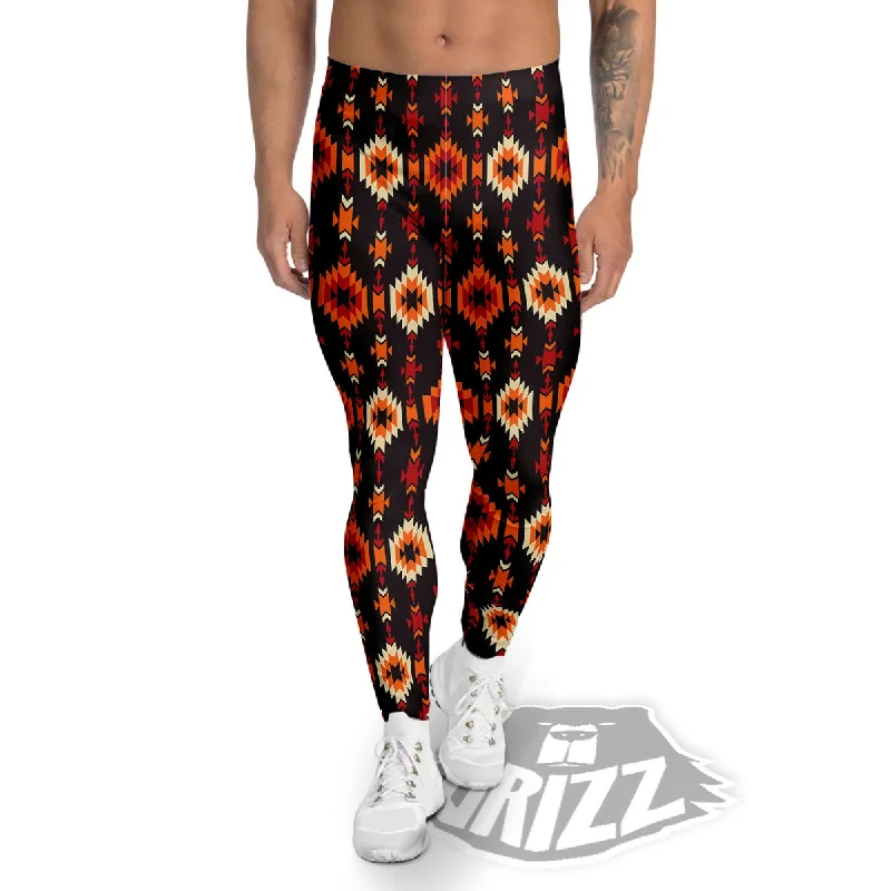 Navajo Native Pattern Men's Leggings