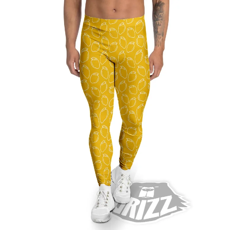 Pattern Mango Print Men's Leggings