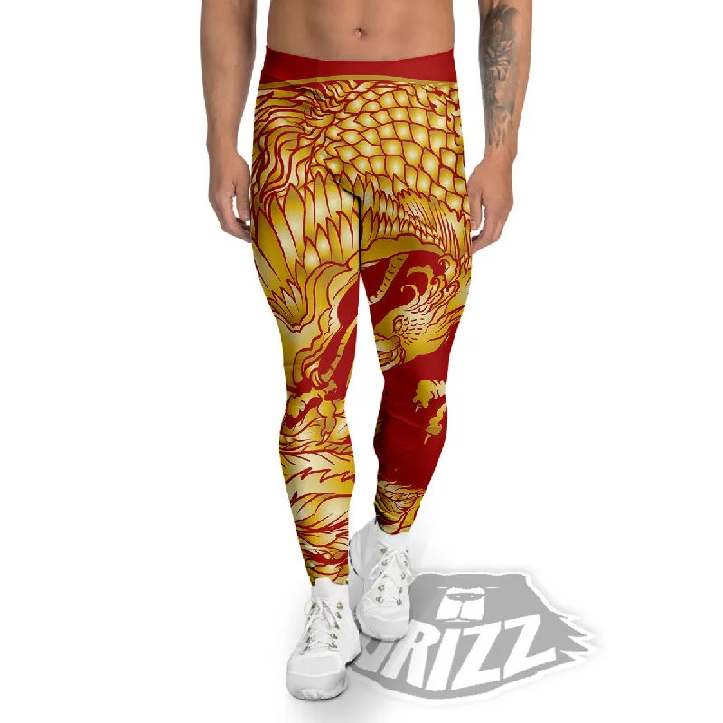 Phoenix Japanese Print Men's Leggings