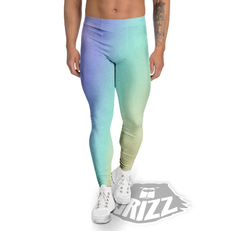 Rave Pastel Print Pattern Men's Leggings