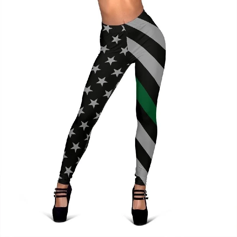 Thin Green Line Women's Leggings