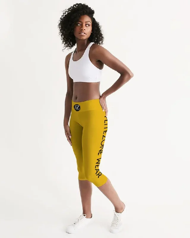 YELLOW ZONE Women's Mid-Rise Capri