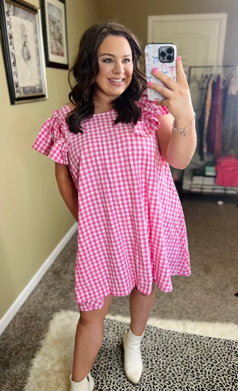 Adore you gingham dress