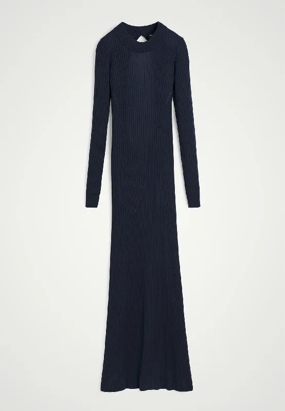 Asger Knit Dress - Navy