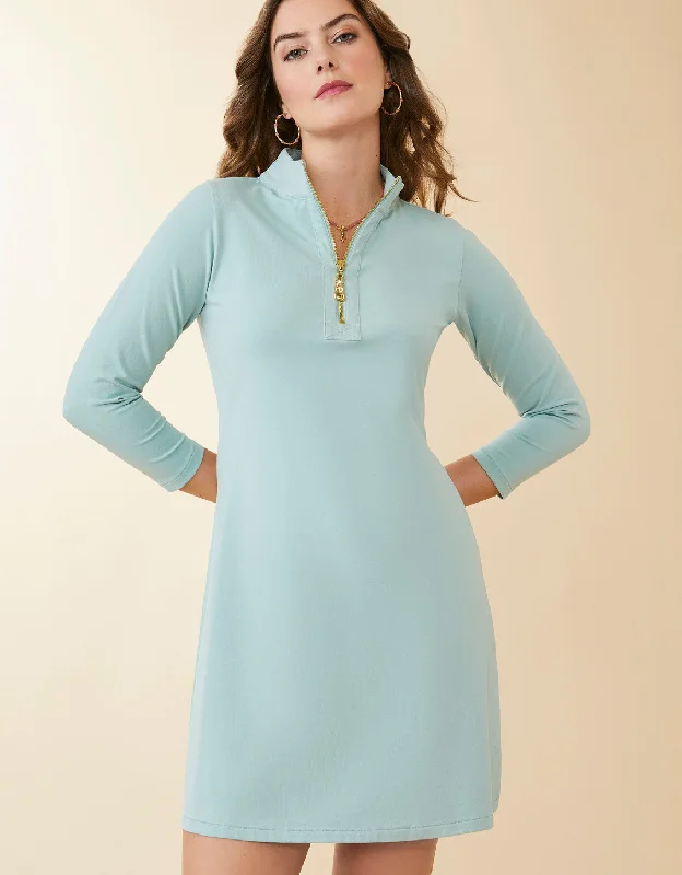 Nora Dress Blue Surf